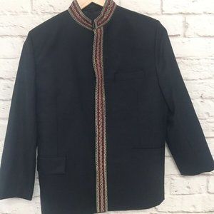 Men´s Handmade Indian Celebration Formal Suit Black Small Great Condition
